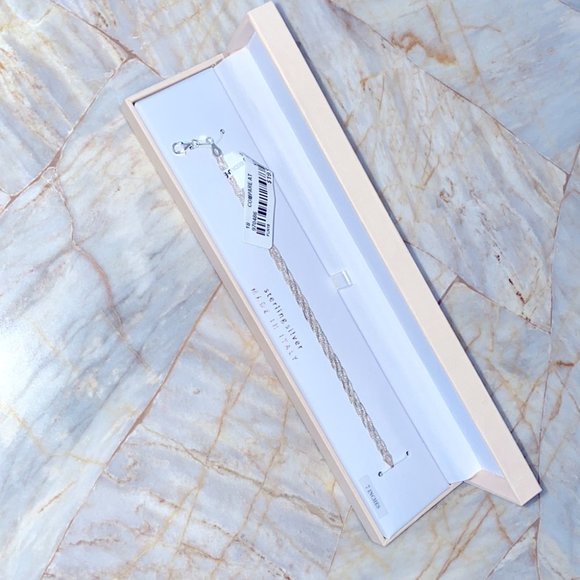 Mia Fiore Italy Sterling Silver Bracelet 7” New In Box - Picture 7 of 10